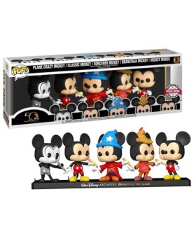 Funko pop disney archivos pack premium 5 mickey mouse 51118