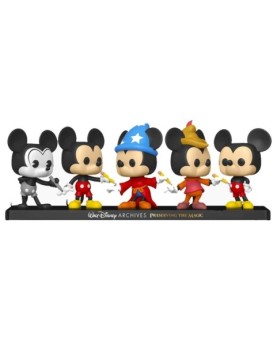 Funko pop disney archivos pack premium 5 mickey mouse 51118