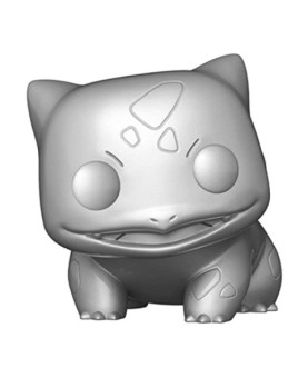 Funko pop jumbo pokemon s6 bulbasaur plateado efecto metalico 10" edicion especial exclusivo 59874