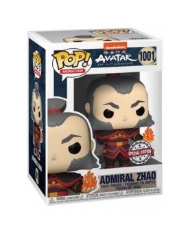 Funko pop animacion avatar the last airbender la leyenda de aang admiral zhao con bola de fuego edicion especial 56965