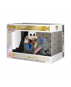 Funko pop ride supdlx disney world 50th aniversario goofy volando con dumbo 50571