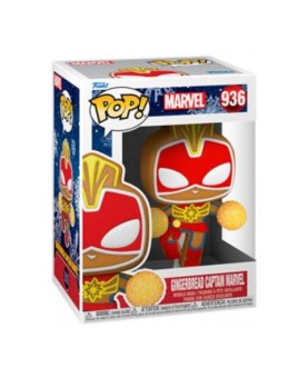 Funko pop marvel navidad galleta jengibre capitana marvel 50661