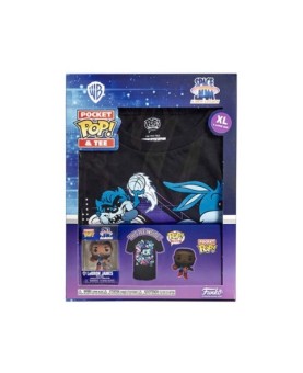 Pop & tee space jam looney tunes funko lebron james + camiseta pack 10 unidades todas las tallas