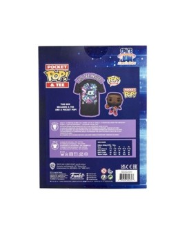 Pop & tee space jam looney tunes funko lebron james + camiseta pack 10 unidades todas las tallas