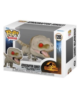 Funko pop cine jurassic park jurassic world 3 atrociraptor (ghost)