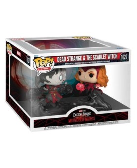 Funko pop moments marvel doctor strange multiverso de la locura doctor strange necromance vs bruja escarlata 60915