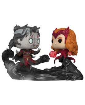 Funko pop moments marvel doctor strange multiverso de la locura doctor strange necromance vs bruja escarlata 60915