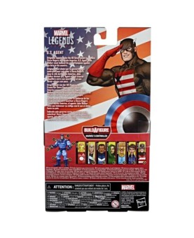 Figura hasbro us agent  15 cm  marvel legends f47965x0