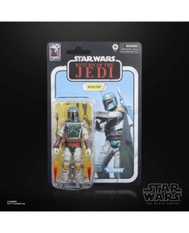 Figura hasbro the black series star wars 40th aniversario  el retorno del jedi -  boba fett