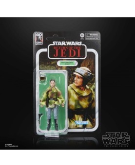 Figura hasbro the black series 40th aniversario star wars : return of the jedi -  princesa leia (endor)