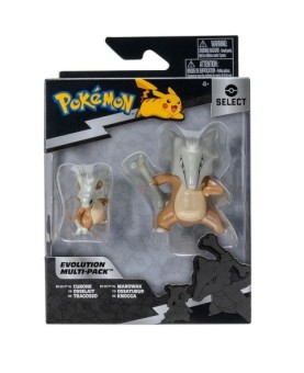 Figura jazwares pokemon multipack evolution doble