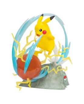 Figura pokemon 25 aniversario con iluminación deluxe pikachu