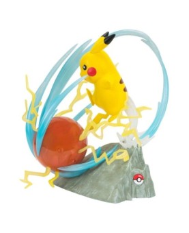 Figura pokemon 25 aniversario con iluminación deluxe pikachu