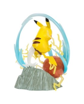 Figura pokemon 25 aniversario con iluminación deluxe pikachu