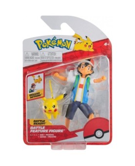 Pack de 4 figuras pokemon batalla ola 9