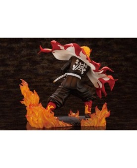 Figura kotobukiya demon slayer kimetsu no yaiba kyojuro rengoku bonus edition