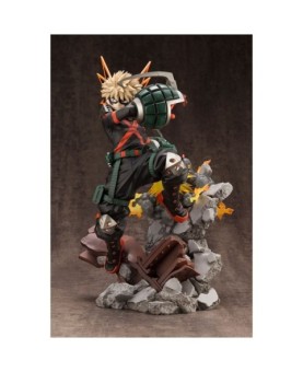 Figura kotobukiya my hero academia artfxj katsuki bakugo ver 2 bonus edition pvc escala 1 - 8 26 cm