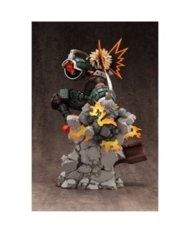 Figura kotobukiya my hero academia artfxj katsuki bakugo ver 2 bonus edition pvc escala 1 - 8 26 cm