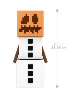 Figura mattel minecraft golem de nieve accesorios