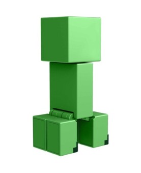 Figura mattel minecraft creeper con accesorios portal