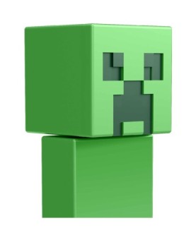 Figura mattel minecraft creeper con accesorios portal