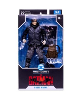 Figura mcfarlane toys dc multiverse the batman pelicula bruce wayne drifter desenmascarado