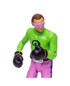 Figura mcfarlane toys dc retro batman 66 the riddler con guantes de boxeo