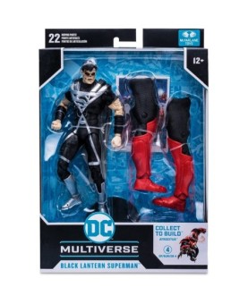 Figura mcfarlane toys dc comics multiverse build a superman blackest night