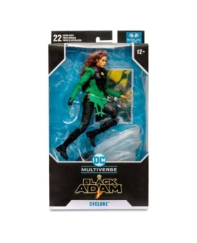 Figura mcfarlane toys dc black adam cyclone