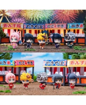 Set figuras megahouse naruto shippuden petit chara land 10th anniversary