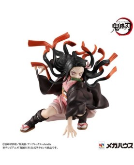 Figura megahouse serie g.e.m. demon slayer kimetsu no yaiba kamado brother & sis