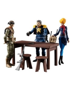 Figuras megahouse g.m.g mobile suit gundam principality of zeon team ramba ral set