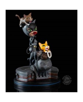 Figura quantum mechanix dc comics catwoman 13 cm q - fig elite