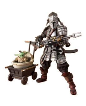 Figura tamashii nations the mandalorian star wars edicion exclusiva mandaloriano ronin & grogu meisho movie realization