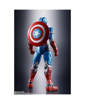 Figura tamashii nations marvel tech on avengers sh figuarts capitan america