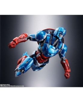 Figura tamashii nations marvel tech on avengers sh figuarts capitan america