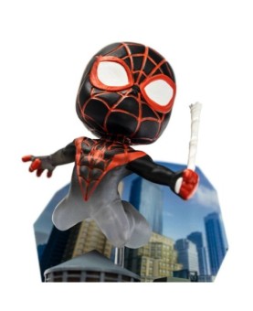 Figura mini diorama superama the loyal subjects spider man (mini morales) con efecto camuflaje