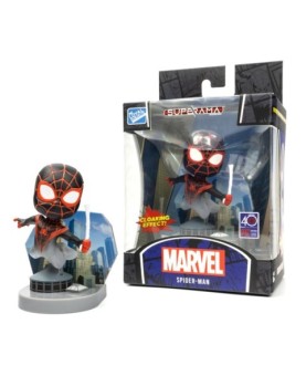 Figura mini diorama superama the loyal subjects spider man (mini morales) con efecto camuflaje