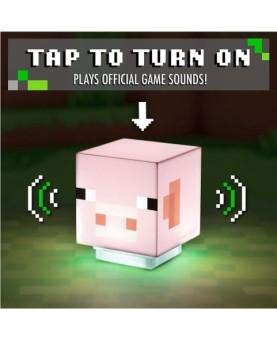 Lámpara paladone minecraft cerdito musica incorporada