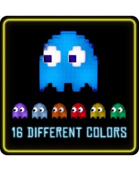 Lámpara paladone pac man fantasma fantasmita v2 multicolor