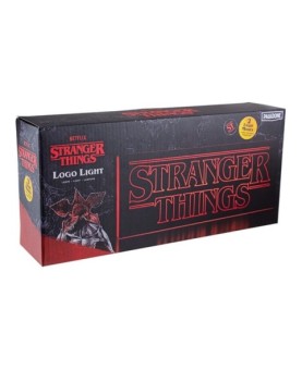 Lámpara paladone sranger things logo rectangular