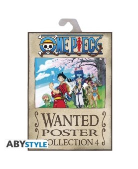 Pack 9 posters abystyle cartel ''se busca'' tripulacion de los sombrero de paja en wano