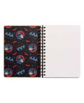 Cuaderno a5 tapa forrada dc comics batman