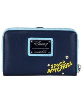 Cartera loungefly disney lilo & stitch aventura espacial lilo & stitch zip around wallet