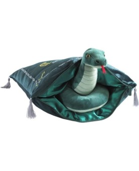 Peluche pack the noble collection harry potter serpiente mascota slytherin + cojin slytherin