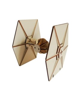 Replica madera para pintar woodwork tie fighter del imperio