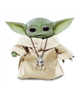 Replica figura animatronica hasbro the mandalorian baby yoda