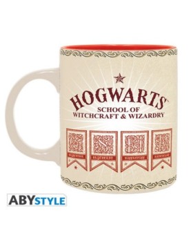 Taza abysse harry potter 4 casas 320ml