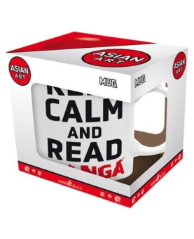 Taza keep calm and read manga