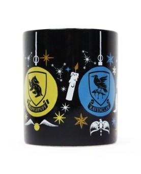 Taza half moon bay harry potter houses baubles 400ml